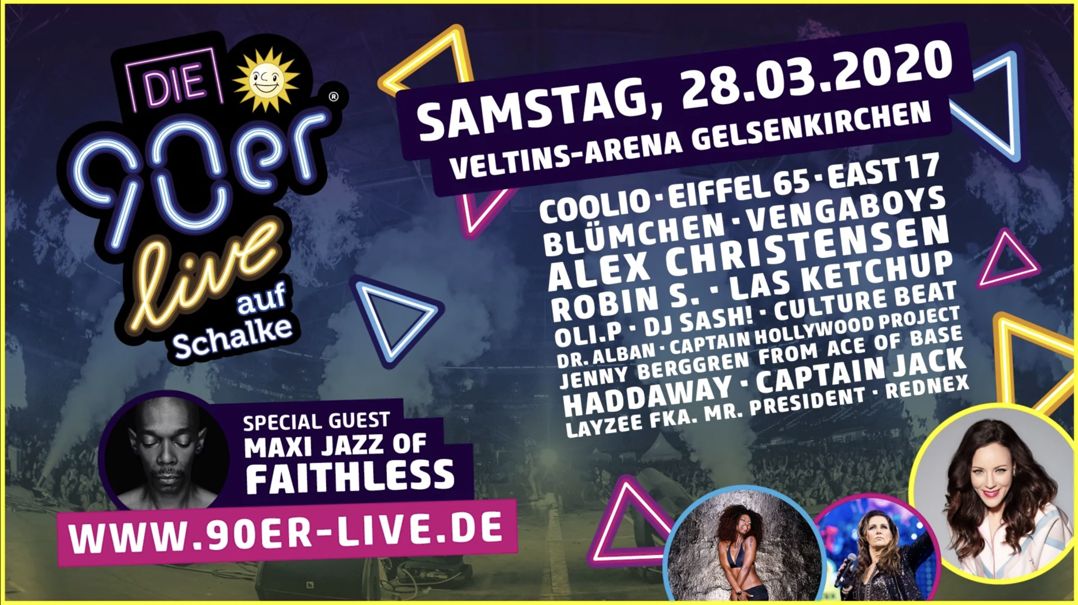 Die 90er live auf Schalke Die 90er live auf Schalke Logo