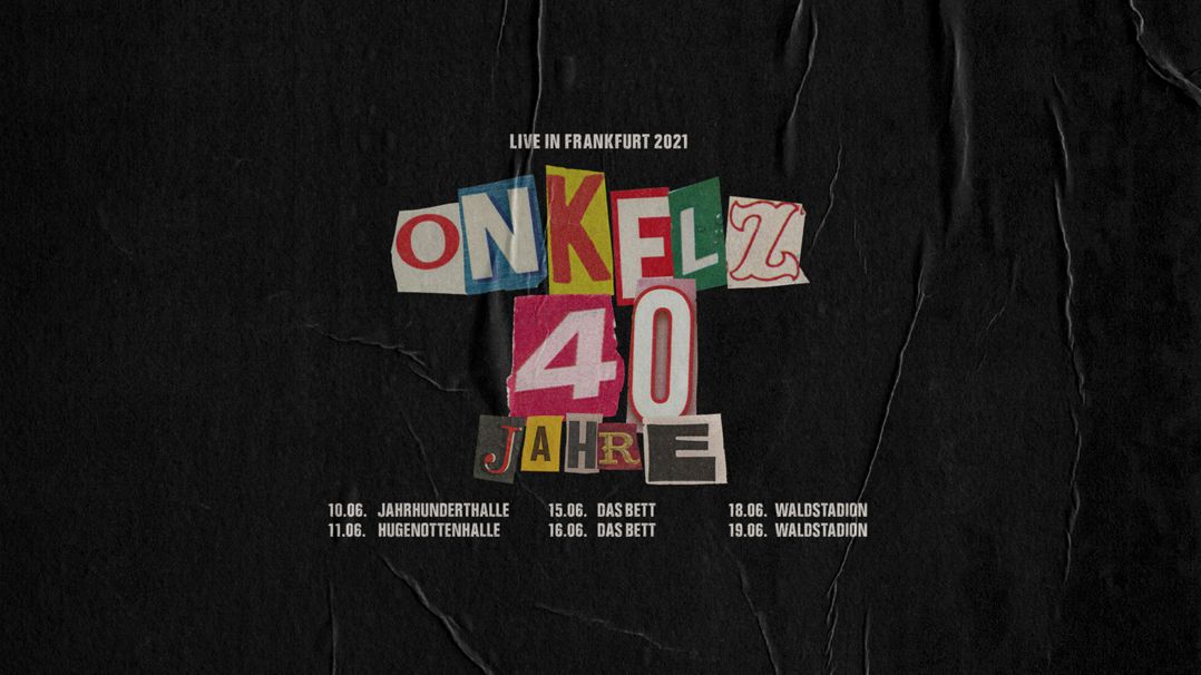40 Jahre Böhse Onkelz | Jahrhunderthalle 40 Jahre Böhse Onkelz | Jahrhunderthalle Logo