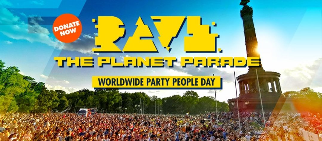 Rave the Planet Parade Rave the Planet Parade Logo