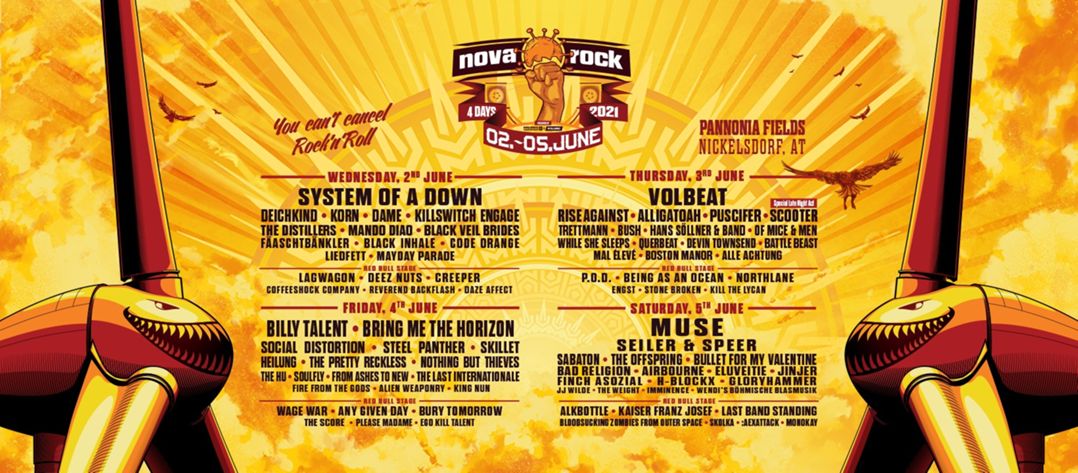 Nova Rock - Anreise Mittwoch Nova Rock - Anreise Mittwoch Logo