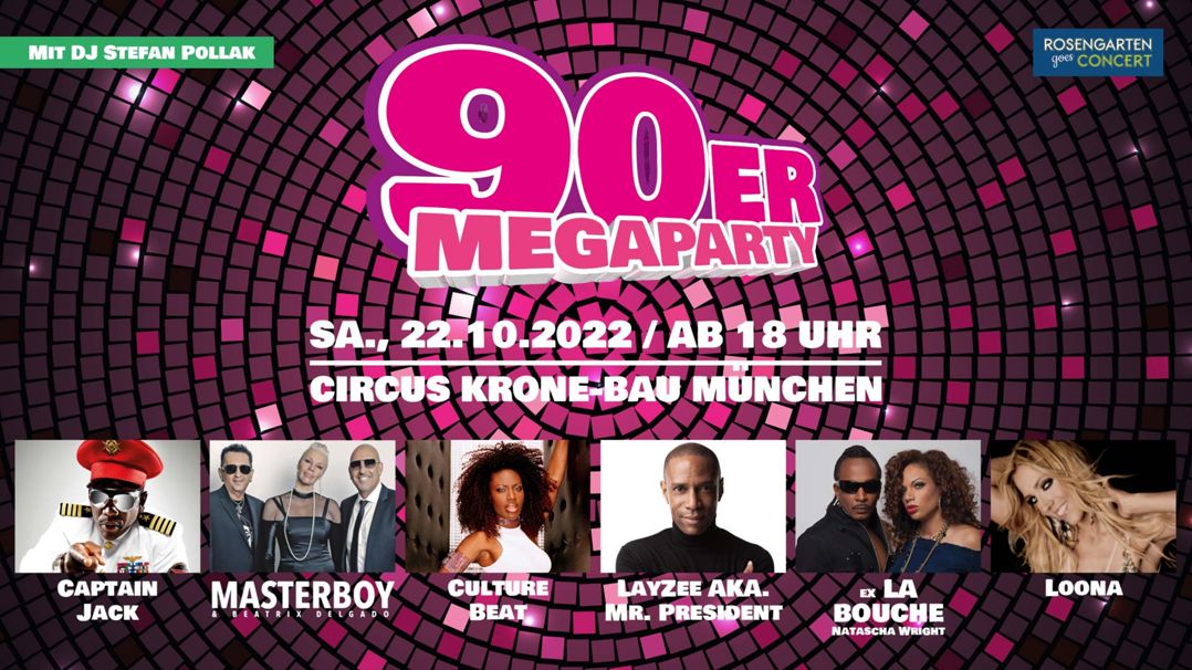 90er Megaparty Logo