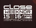 Close WEEKNDR - Samstag Close WEEKNDR - Samstag Logo
