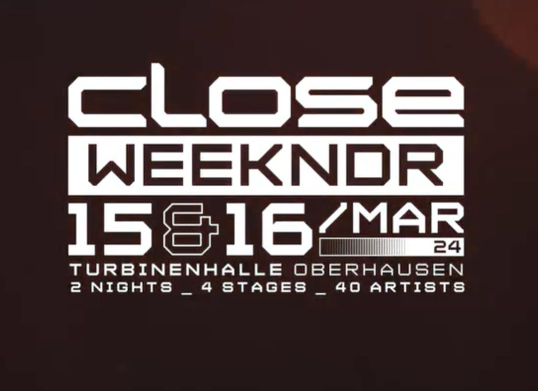 Close WEEKNDR - Samstag Close WEEKNDR - Samstag Logo